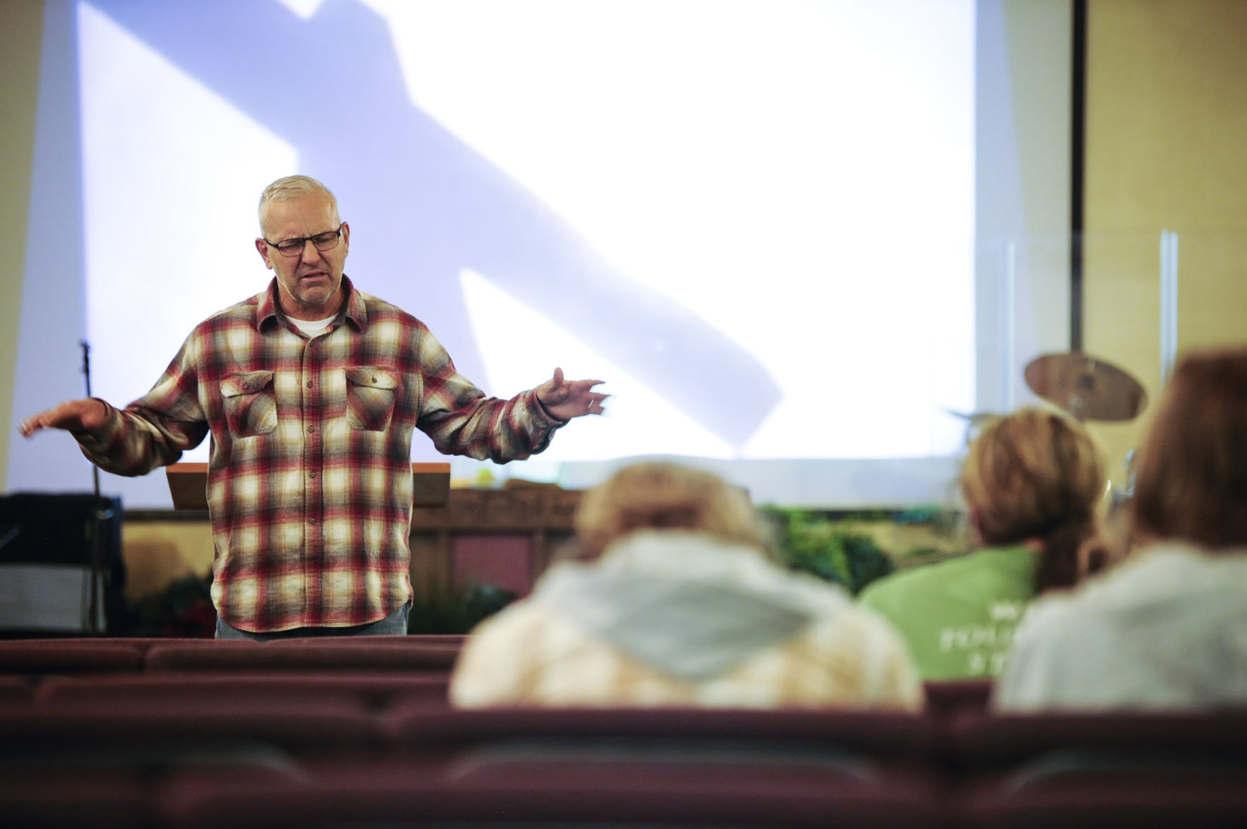 Daniel Thompson, pastor of the Helena Nazarene Church,